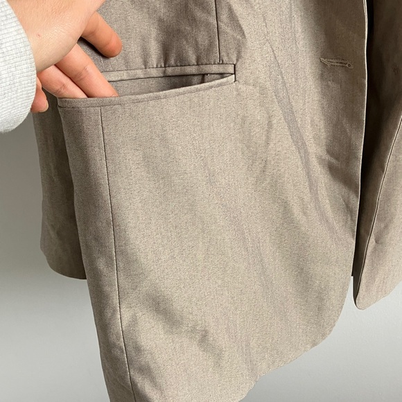 OAK + FORT Beige Single-Breasted Blazer - Picture 5 of 13